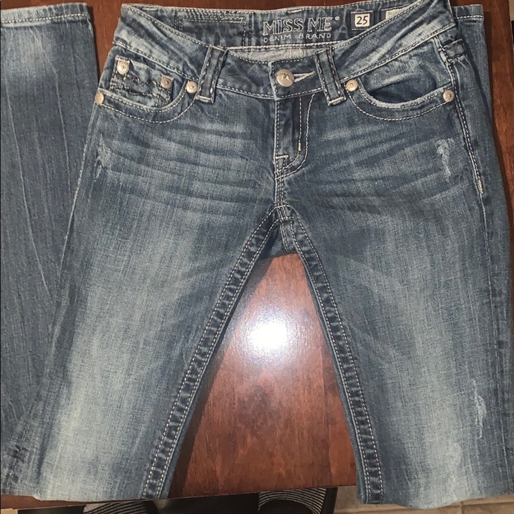 Miss Me Straight Denm Jean